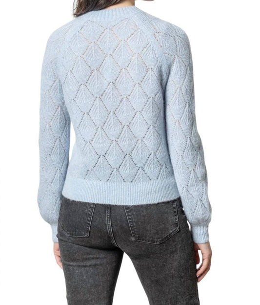 Lilla P - Easy Pointelle Crewneck Sweater