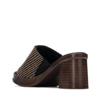 REFRESH Women's Slip-on Sandals in black - women's sandal - detail view