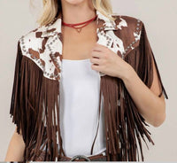 Saints & Hearts - Ranch House Fringe Shrug
