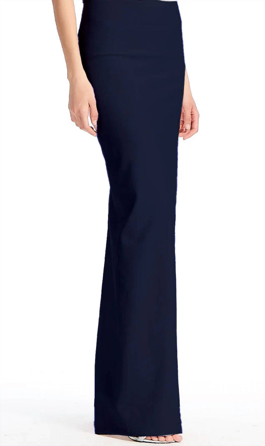 Emily Shalant - LONG CREPE SLIM SKIRT