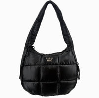 Lulu Mac - Women's Puffer Metallic Tote Bag