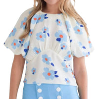 Never A Wallflower - Calla Short Sleeve Top