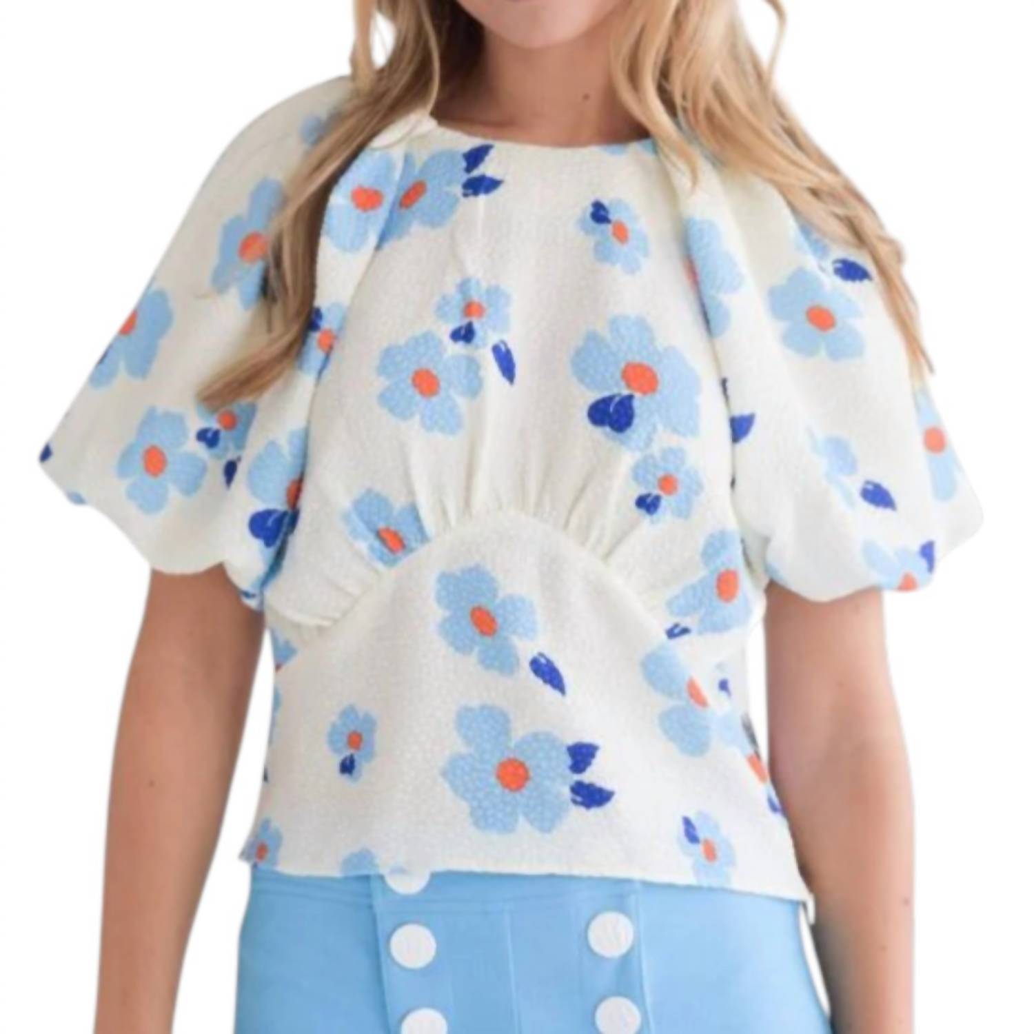 Never A Wallflower - Calla Short Sleeve Top