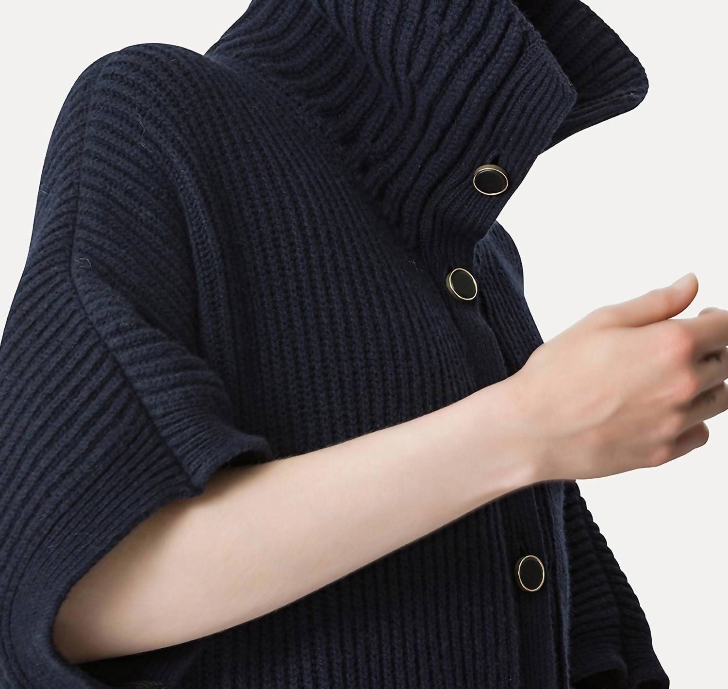 Forte Forte - Fishermans Rib Wool Cashmere Poncho
