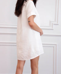 Day + Moon - Summer Love Cotton Gauze Shirt Dress