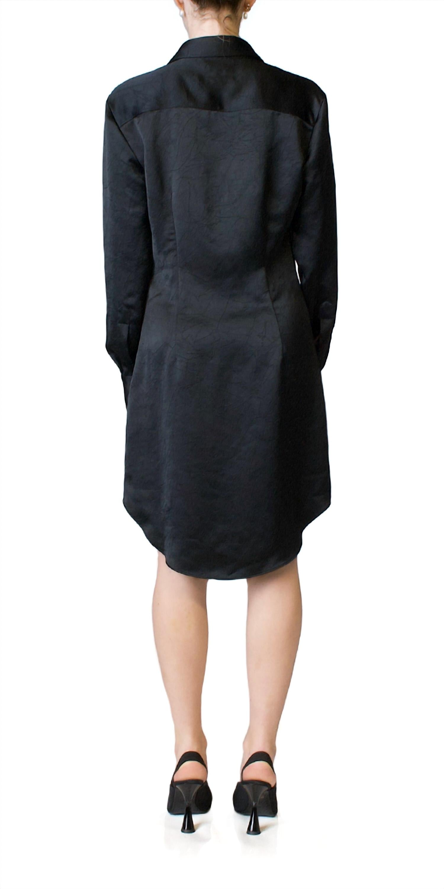Maison Margiela - Silky Button Front Midi Dress