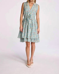 sundays Daphne Mini Dress in vintage floral - women's dress