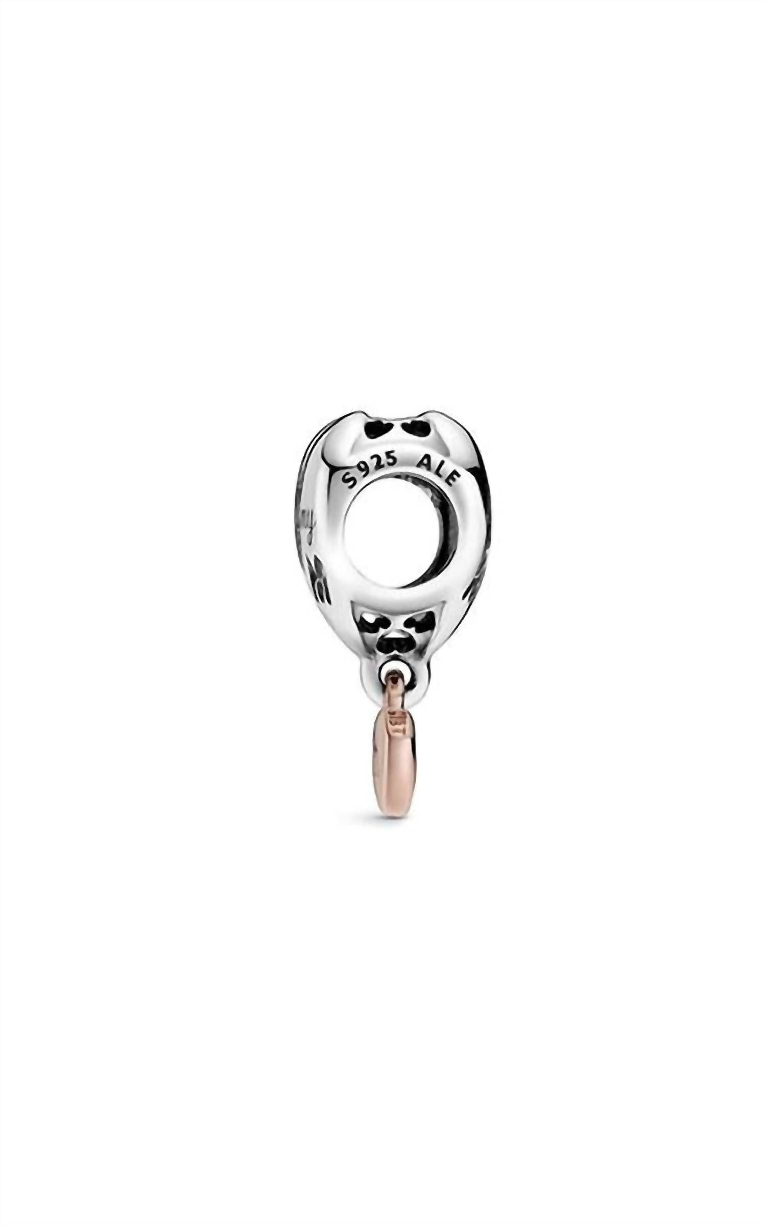 Pandora - Rose Love You Mom Heart Charm