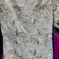 Eliza J Lace Mini Dress in cream - women's dress - alternate view
