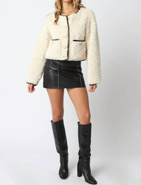 Olivaceous - Alia Shearling Jacket