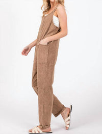 Final Touch - Final Touch Relaxed Mineral Wash Jumpsuit