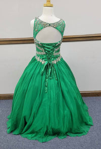 Little Rosie - Girl's Glitz Long Pageant Dress