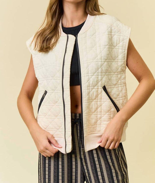 Doe And Rae - Quilted Vest
