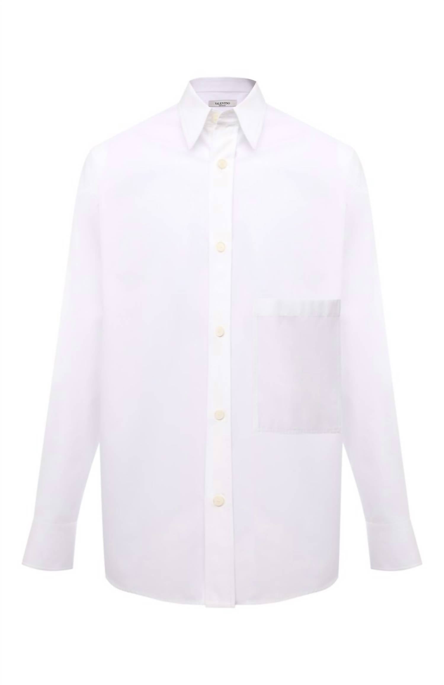 Valentino - Chest Pocket Cotton Shirt