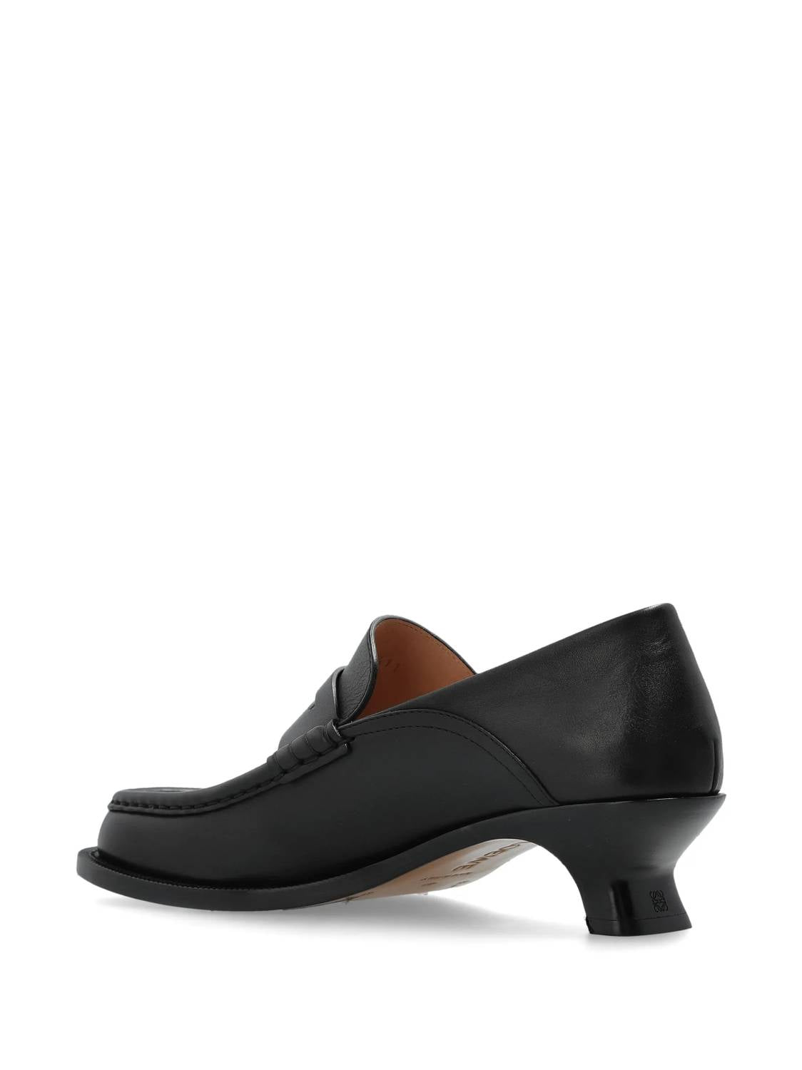 Loewe - Women's Campo Leather Kitten Penny Loafers