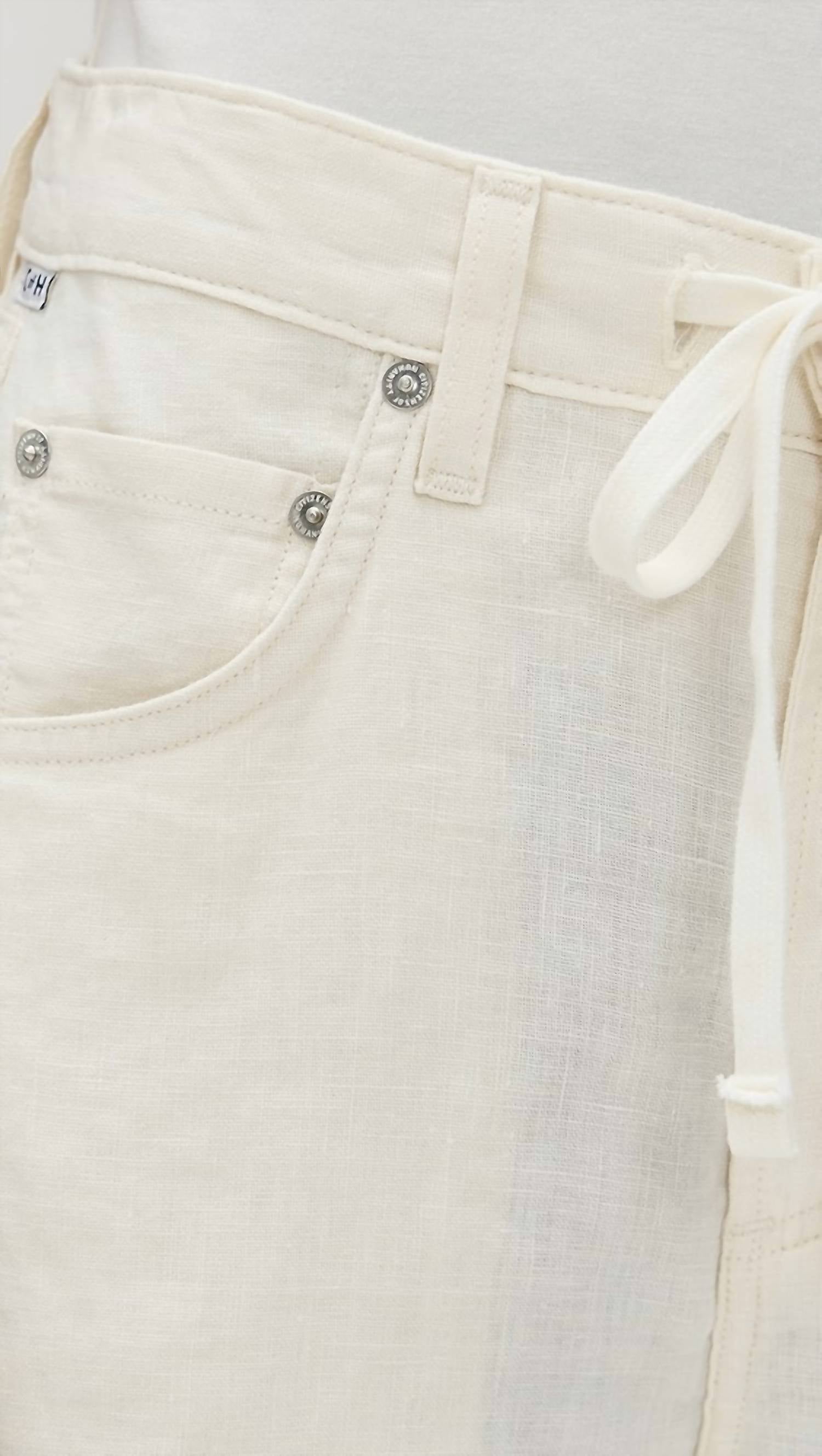 Citizens Of Humanity - Brynn Linen Drawstring Short