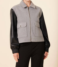 Dolce Cabo - Leather Sleeve Jacket