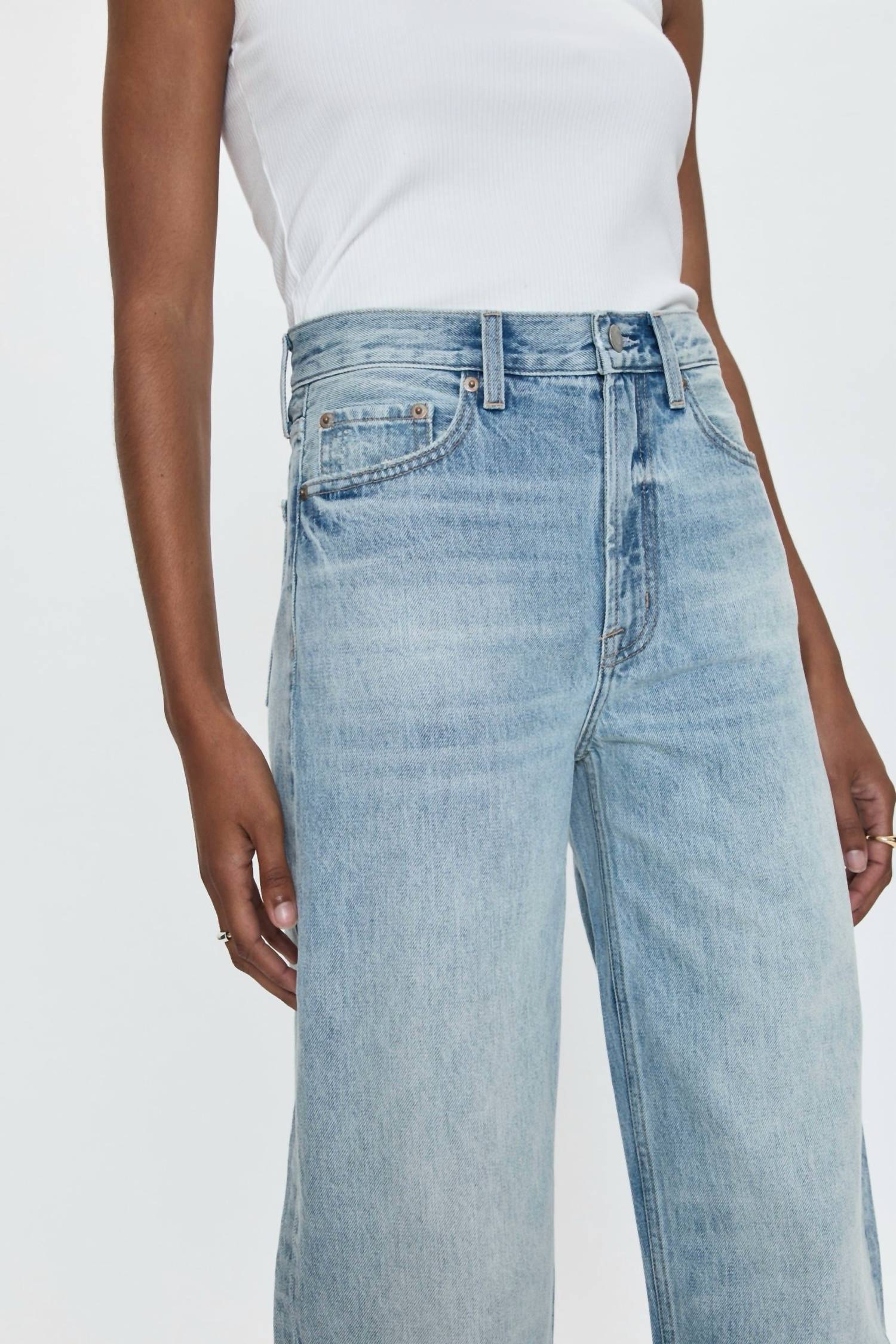 Pistola - Wes High Rise Barrel Jeans