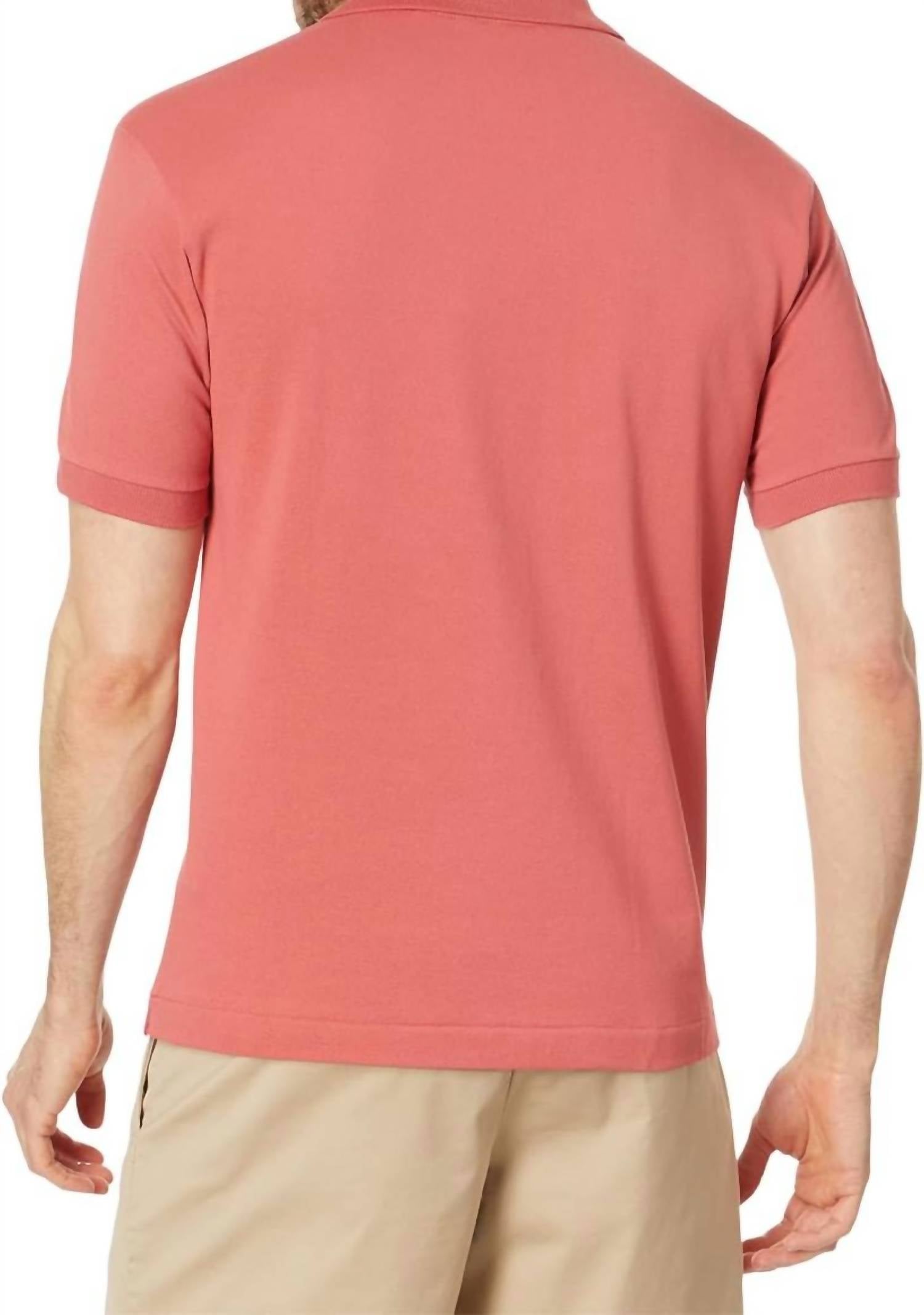 Lacoste - Short Sleeve Pima Jersey Interlock Regular Fit Polo