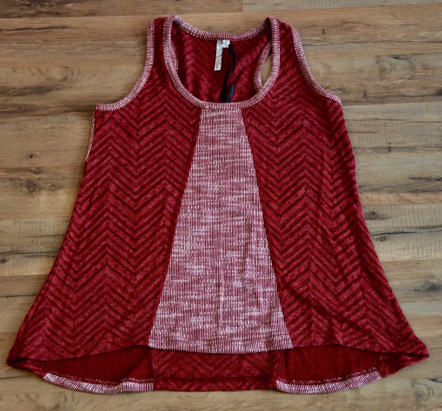 Adiktd Knit Sweater Tank in red - women's tank top - view 4
