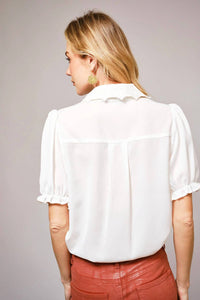 Blue B - Pin Up Blouse
