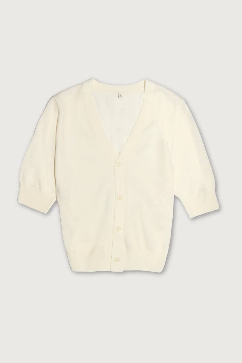 R13 - Elbow Sleeve Split Hem Cardigan
