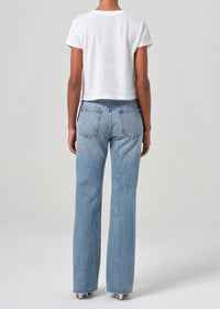 AGOLDE Women's Leena Jean in stage - women's jeans - detail view