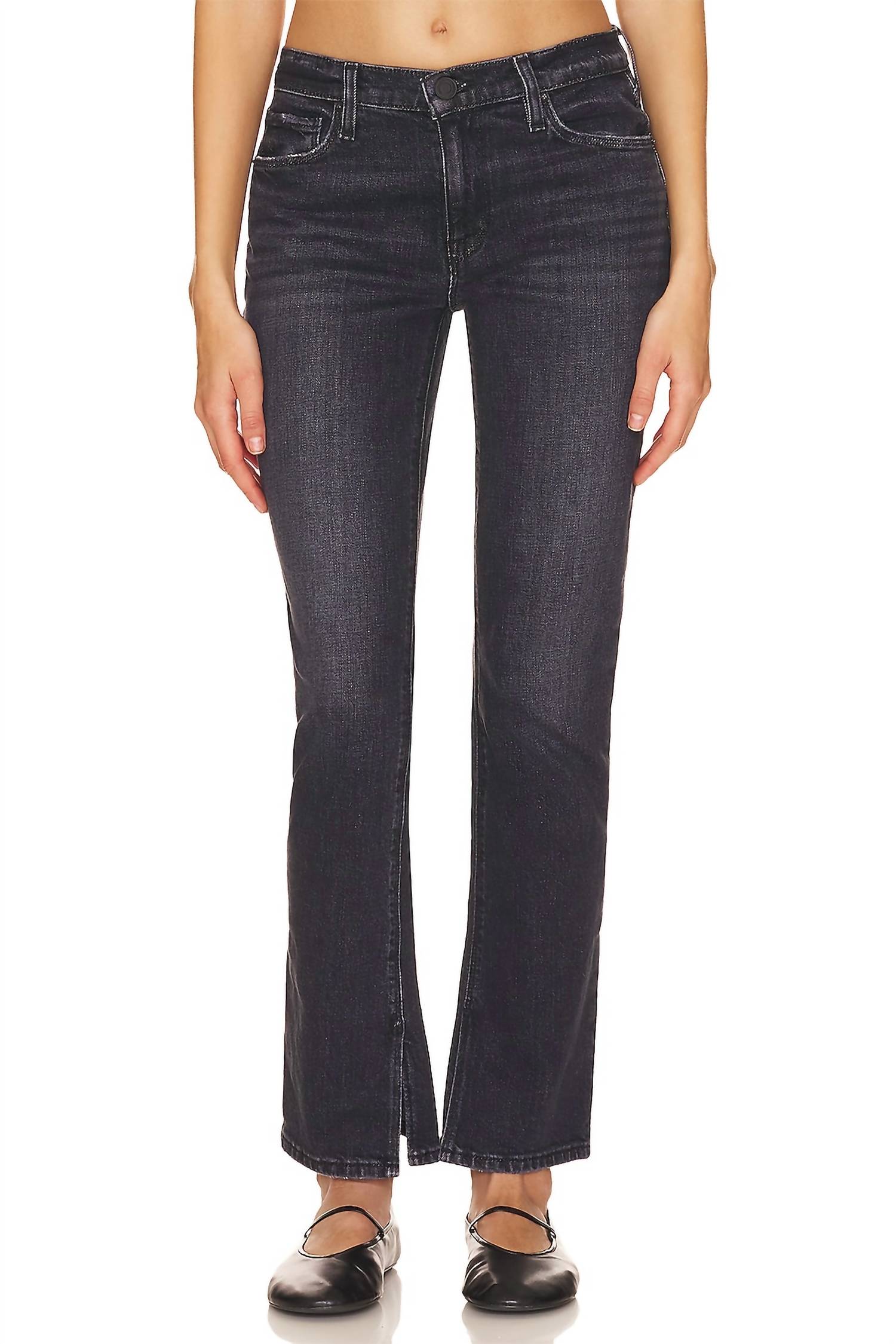 Hudson - Nico Mid Rise Straight Jeans