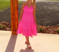 Entro - Hallie Halter Midi Dress