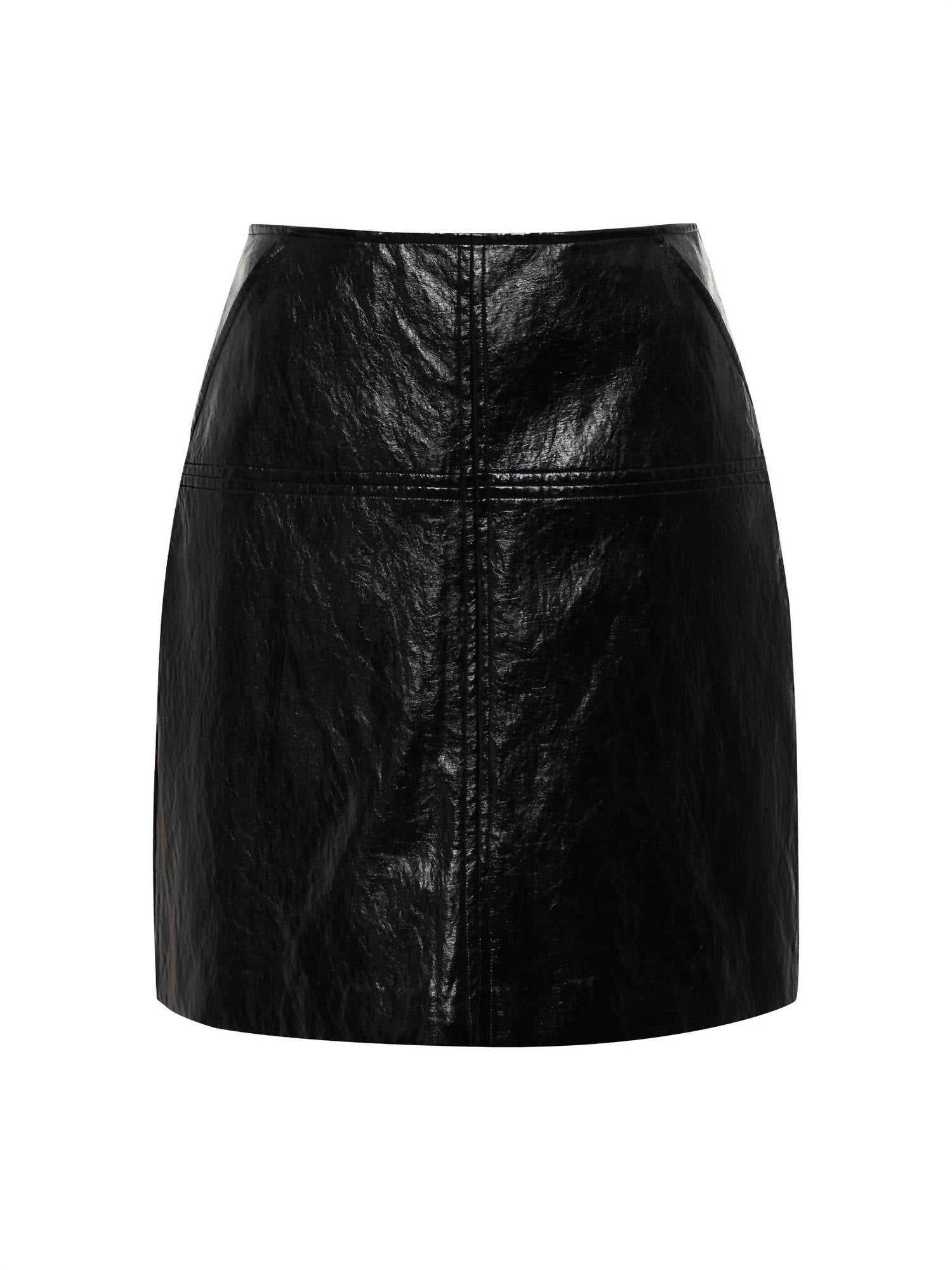 Sanctuary Broadway Leather Skirt in black 2 - women's skirt - view 4