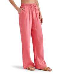 STEVE MADDEN June Wide Leg Pant in fruit dove - women's pants - detail view
