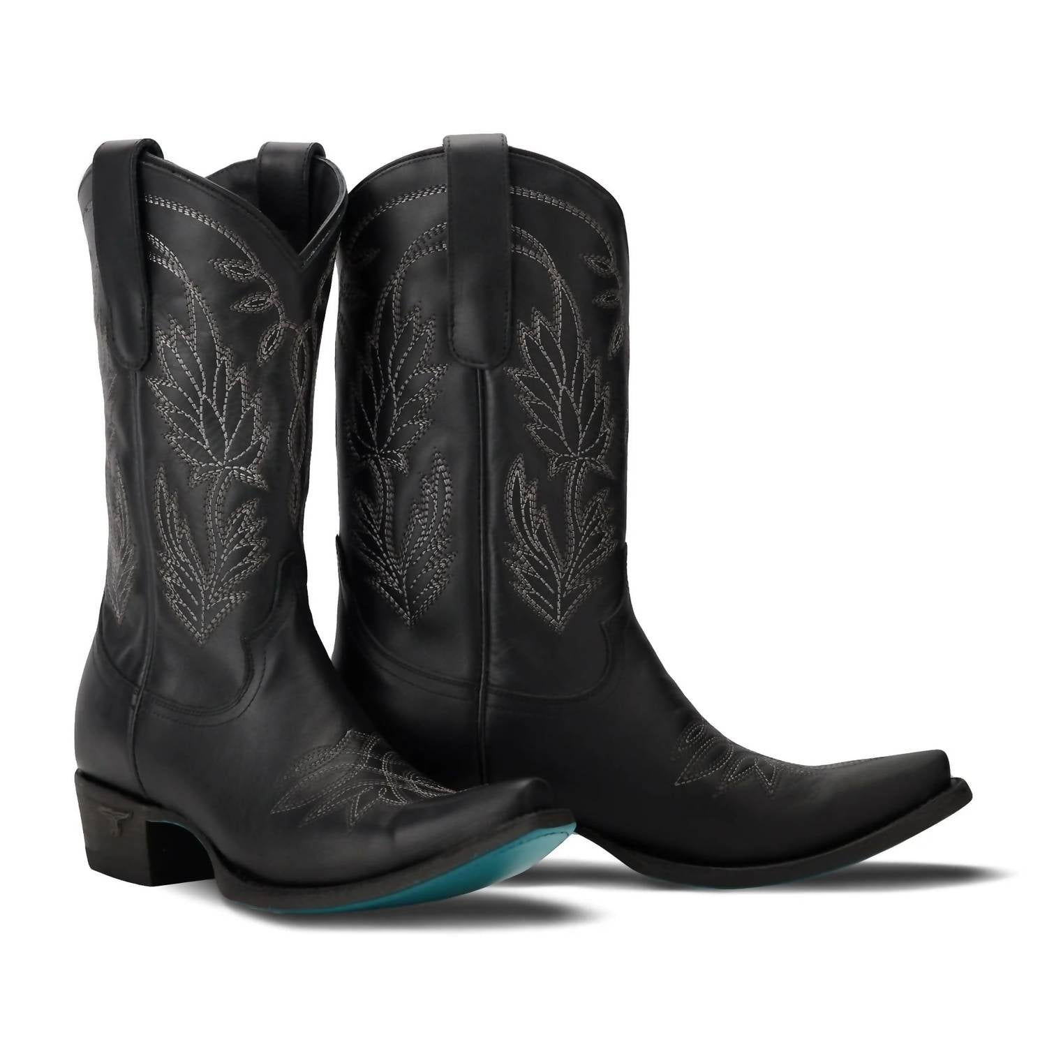 Lane Boots Women's Sandaga Midi Boots in jet black - women's shoe - alternate view