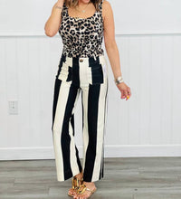 Southern Grace - Leopard Ribbed Square Neck Tank Top