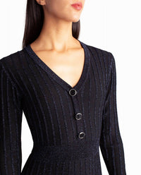 Nicole Miller - Knit Fit And Flare Valentina Dress