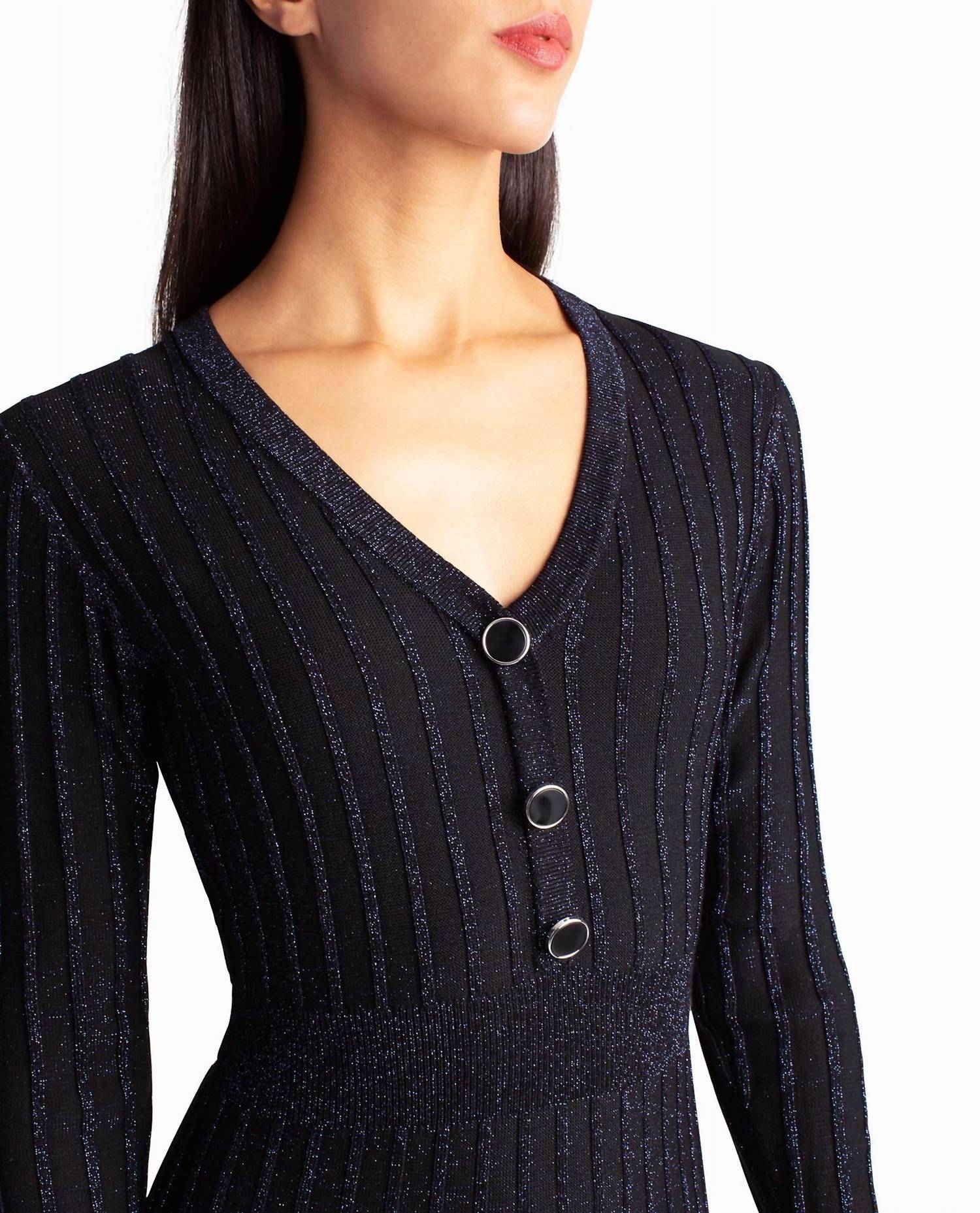 Nicole Miller - Knit Fit And Flare Valentina Dress