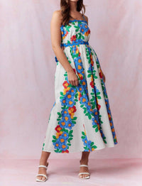 Peach Love - Hadley Floral Maxi Dress