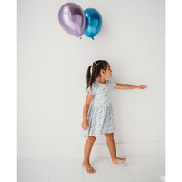 Kickee - Flutter Sleeve Twirl Dress with Pockets