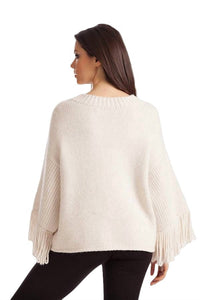 Amia Ribbed V-Neck Sweater