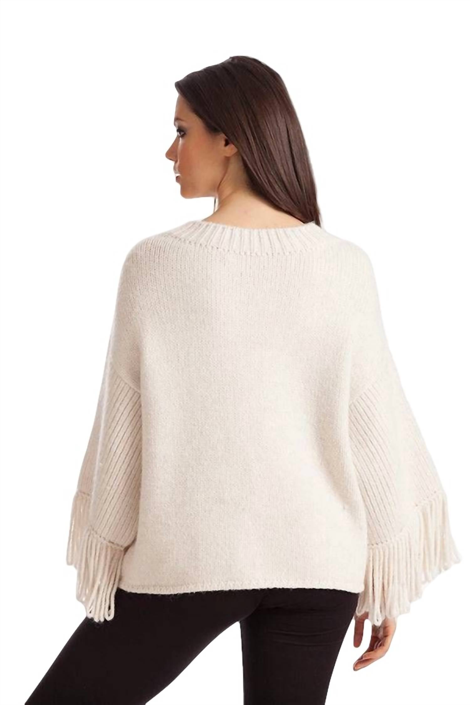 Amia Ribbed V-Neck Sweater