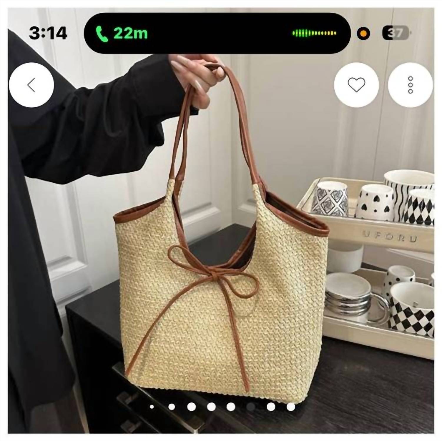 Unishe - Vacation Straw Large Capacity Beach Bag