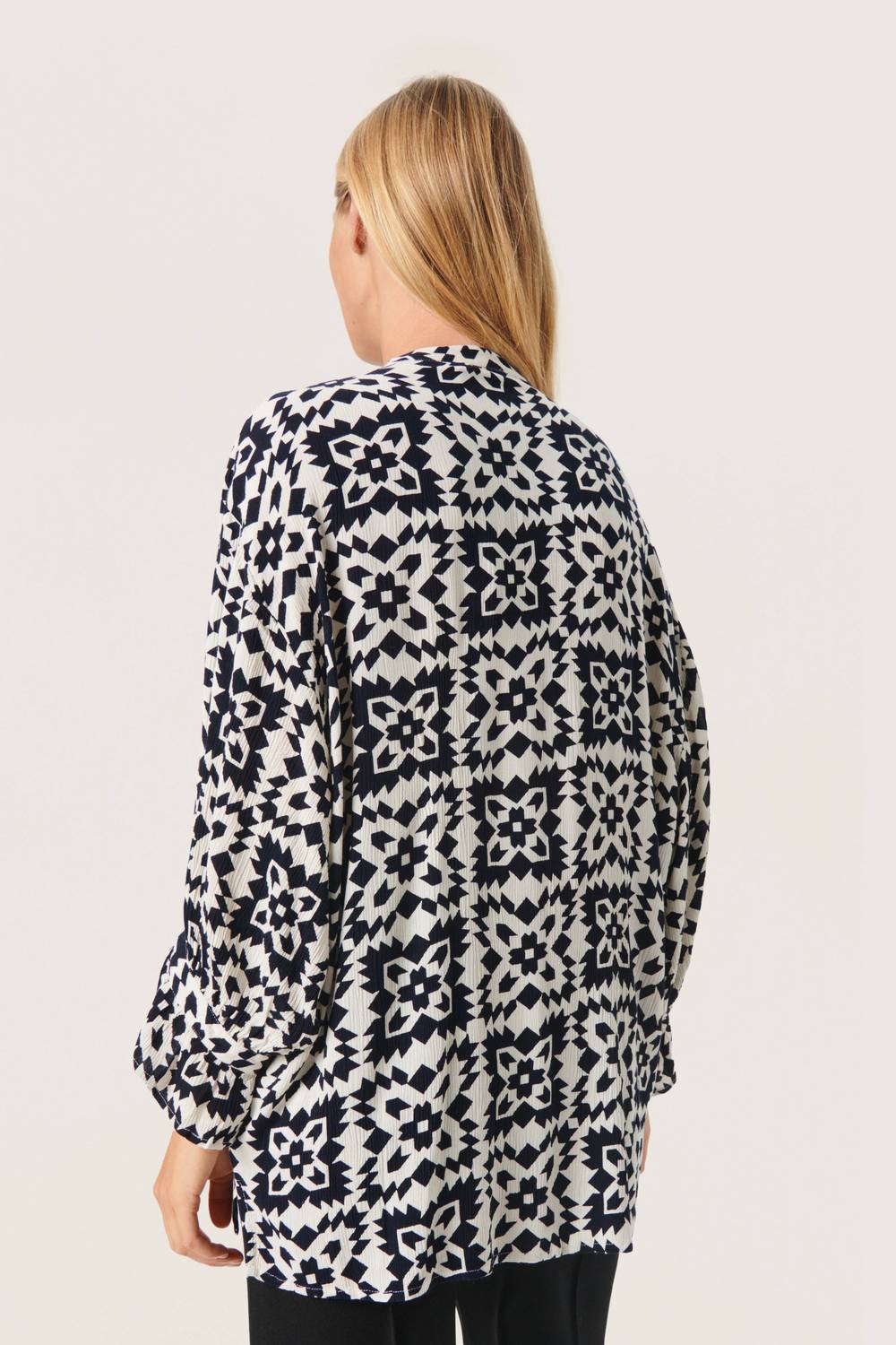Soaked In Luxury - Zaya V-notch Neck Blouse