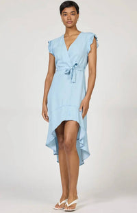 Dear John Denim - Anahi Wrap Front High Low Midi Dress