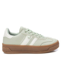 Xti Women's Lace Up Sneakers in aqua - women's sneaker - detail view