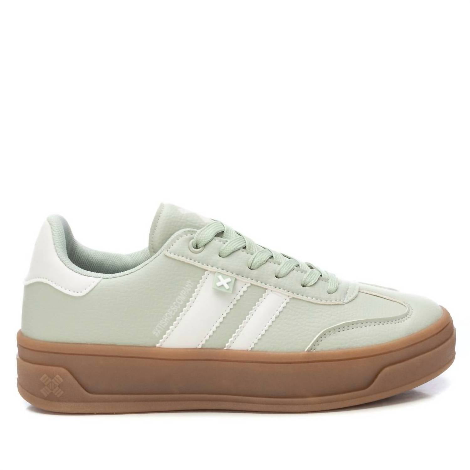Xti Women's Lace Up Sneakers in aqua - women's sneaker - detail view