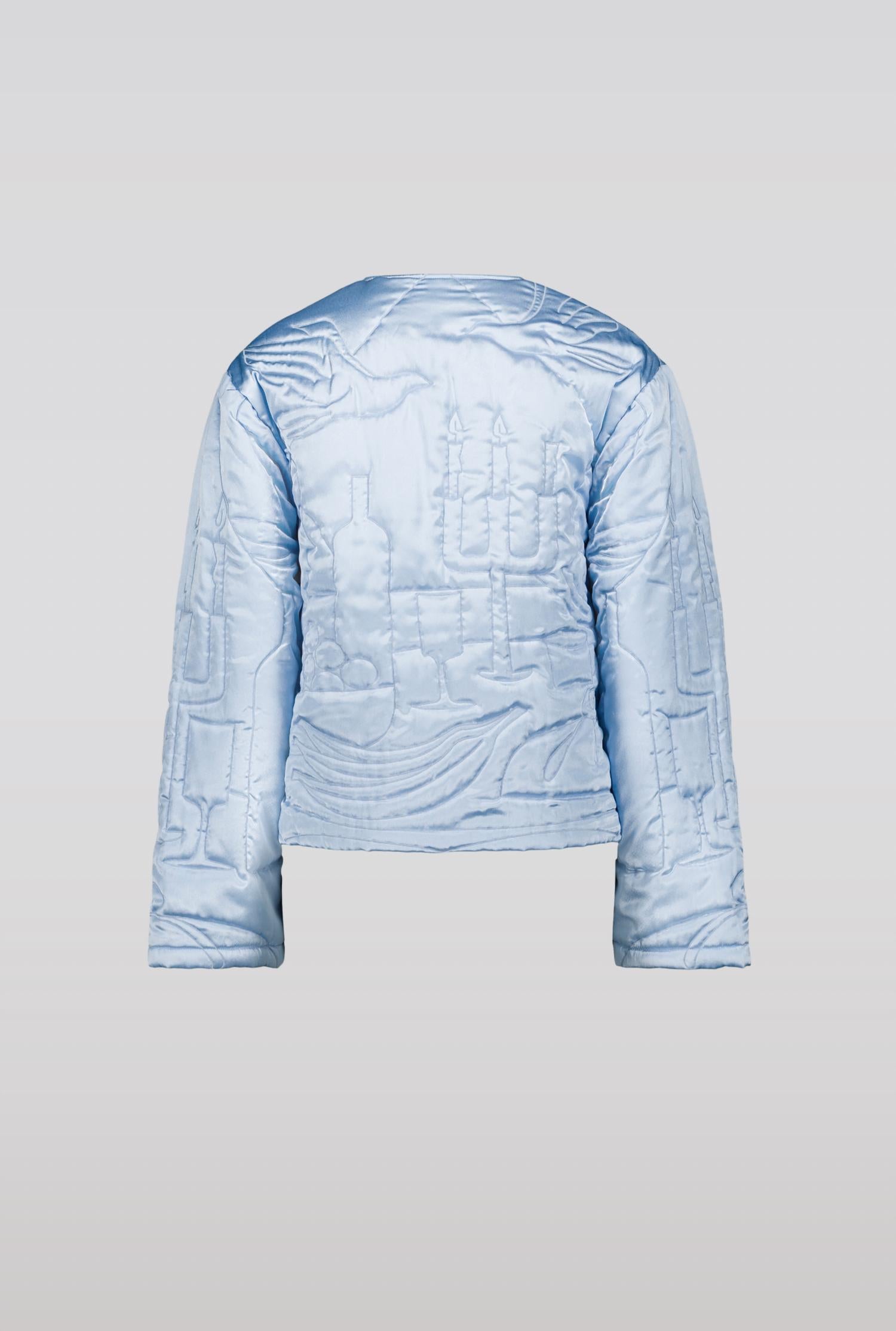 Saemdi - Padded Embroidery Jacket