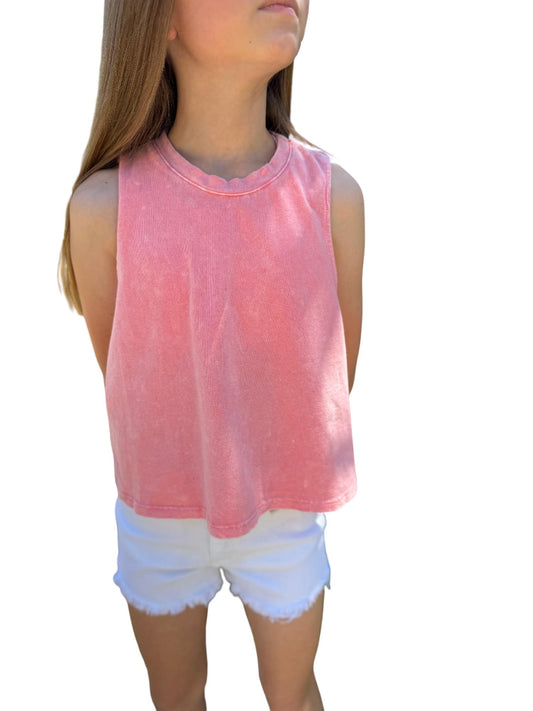 Erge - Girls Vintage Washed Tank