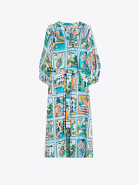 Vilagallo - Tropical Scene Print Dress