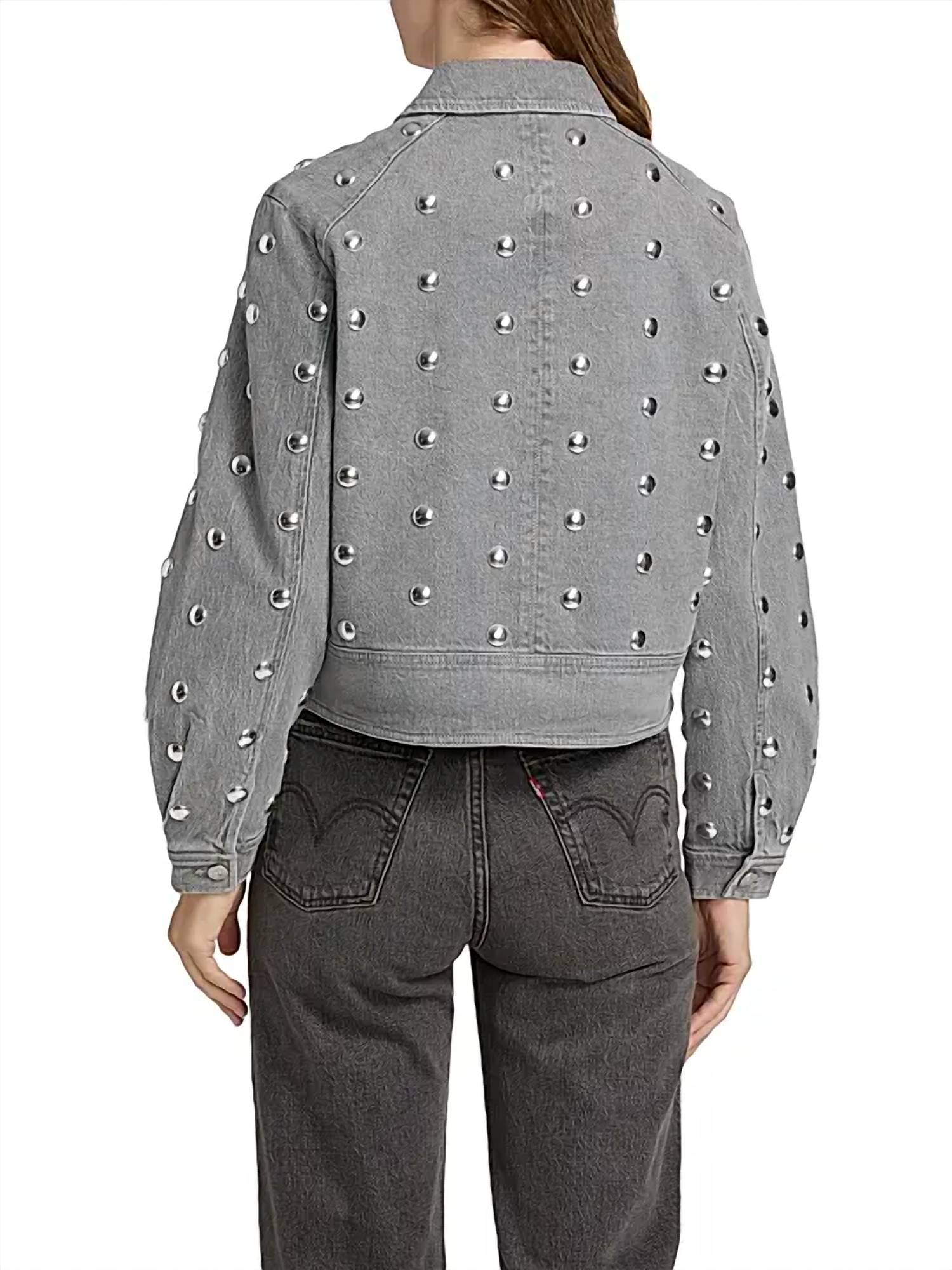 Cinq A Sept - Studded Denim Harriet Jacket