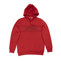 Calvin Klein - Men's Long Sleeve Iconic Logo Piping Pullover Hoodie