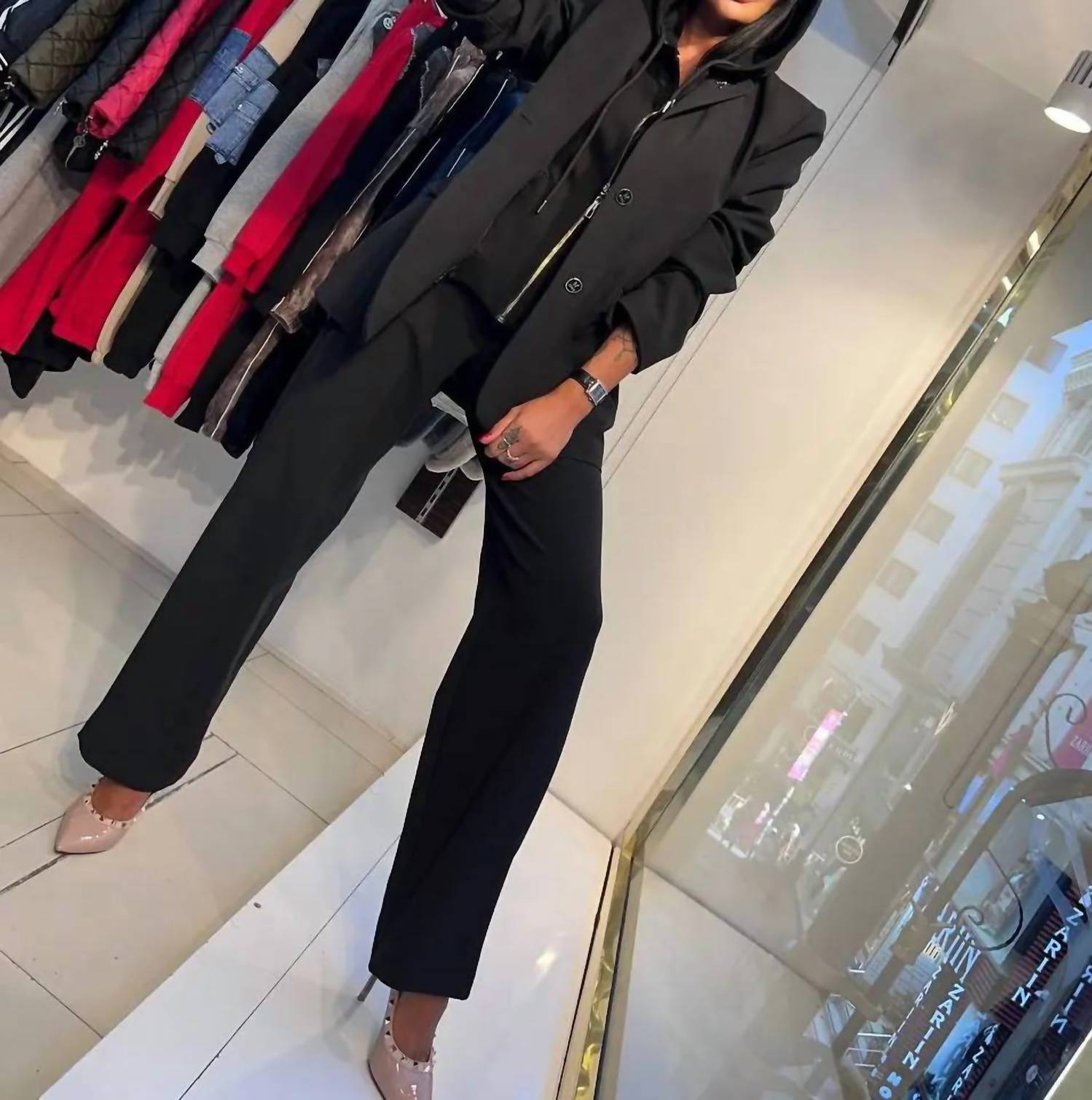 Zanardi - Two-piece Suit With Hooded Blazer